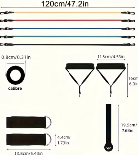 Cuerdas elásticas de resistencia fitness