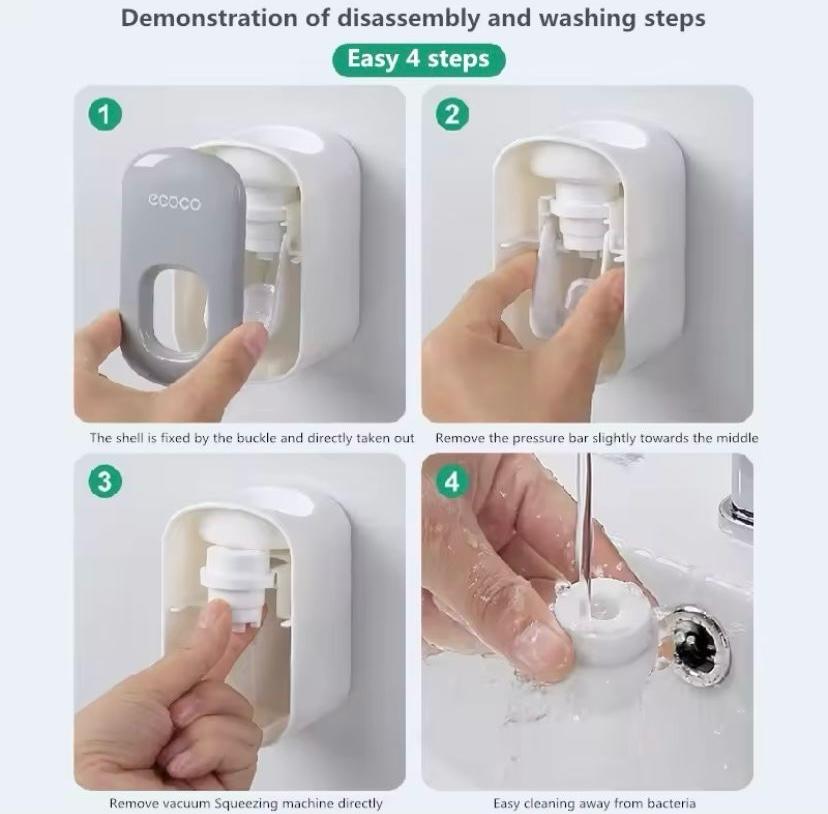 Dispensador de pasta de dientes