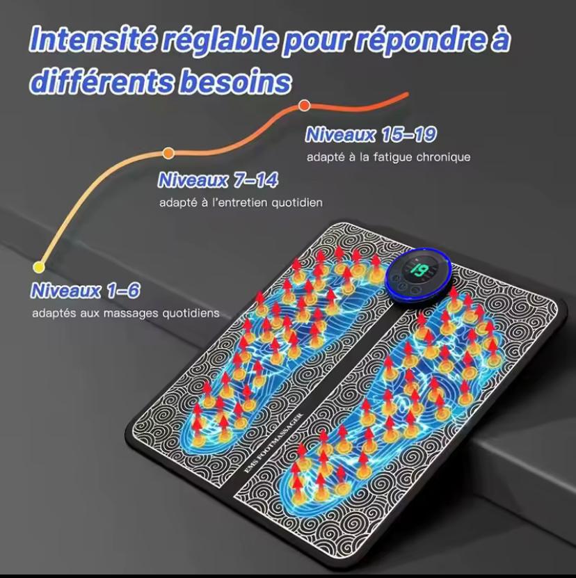 Masajeador de pies electroestimulador